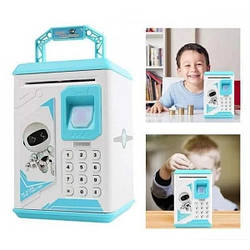 Сейф скарбничка robot bodyguard (блакитний/рожевий)
