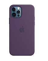 Чехол силиконовый Silicone Case для Apple iPhone 12/12 Pro OEM Original 1:1 (Amethyst) Фиолетовый