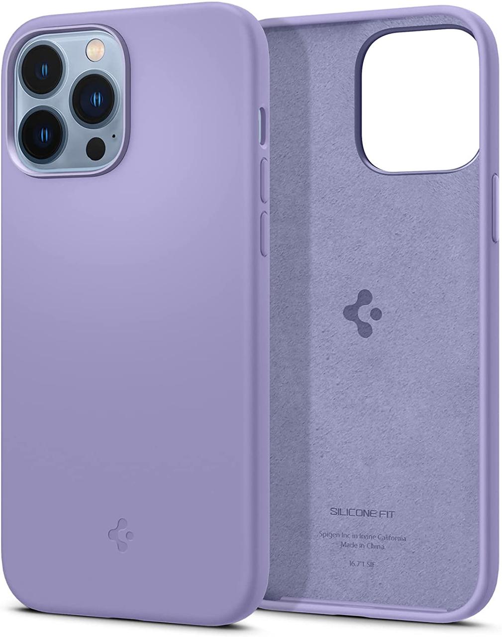 Чохол Spigen для iPhone 13 Pro Max — Silicone Fit, Iris Purple (ACS03231)