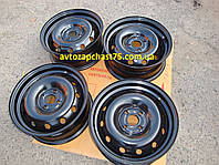 Диски Toyota Corolla, Mazda 323, Geely MK R15x6,0J 4x100 ET 45 Dia 54,1, чёрные (комплект 4 штуки)