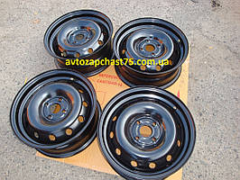 Диски Toyota Corolla, Mazda 323, Geely MK R15x6,0J 4x100 ET 45 Dia 54,1, чорні (комплект 4 штуки)