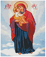 Алмазная мозаика (вышивка) Августовская Божья Матерь, Strateg 40х50 (FA40820)
