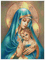 Алмазная мозаика Богородица с ребенком, Strateg 30х40 (HX024)