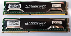 16GB 2x8GB DDR3 1600MHz Crucial BallistiX Sport PC3 12800U 2Rx8 RAM Оперативна пам'ять BG112QX