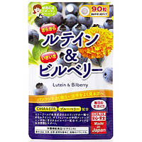 Витамины для зрения с черникой и лютеином Japan Gals Bluberries and Lutein