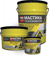 Мастика гідроізоляційна «ТехноНІколь» No24 (МГТН) 20 кг
