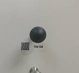 Ручка меблева кнопка GIFF 4/105 чорний матовий, фото 6