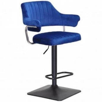 Стільчик для візажу Jef Black quadro Velor