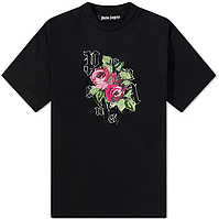 Футболка Palm Angels Big ROSE TEE (Black) (PMAA001T021JER01110012) размер XS