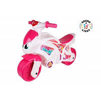 Дитяча Іграшка Мотоцикл рожеві колеса ТехноК