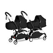 Коляска 2в1 для двійнят BABYZEN YOYO2 (шассі White) Чорний