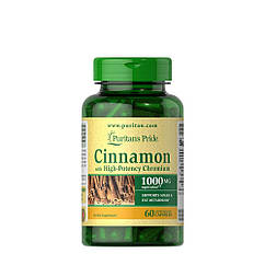 Puritan's pride Cinnamon Complex with High Potency Chromium, Екстракт кориці та хром (60 капс.)