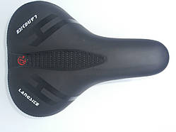 Сідло велосипедне з пружинами Velo Чорний V-0001