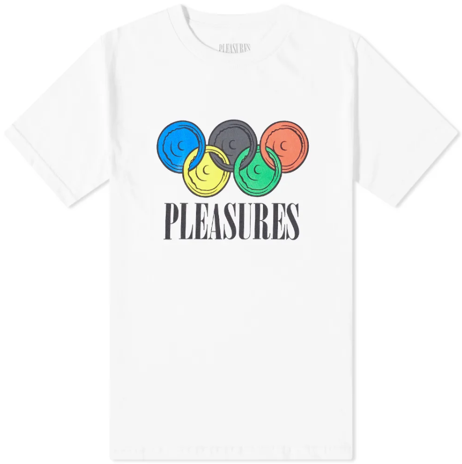 Футболка Pleasures 'SEXUAL SATISFACTION' Fastest Tee (White) (P21F068-WHT4) размер M