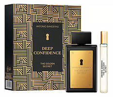 Подарунковий набір Antonio Banderas The Golden Secret Deep Confidence Туалетна вода (edt 100 ml. + edt 10 ml.)