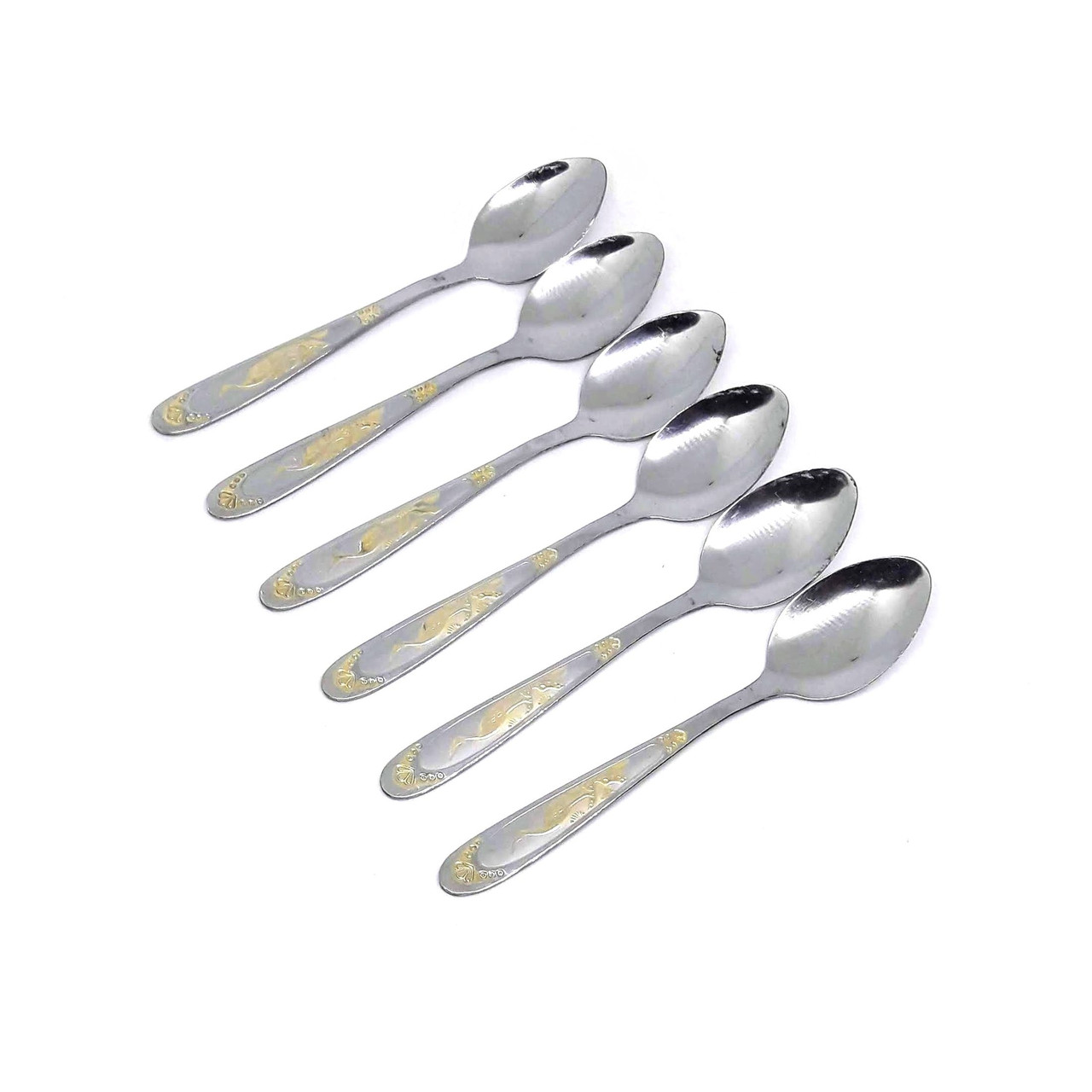 Набір чайних ложок Золотий Журавлик 6 штук