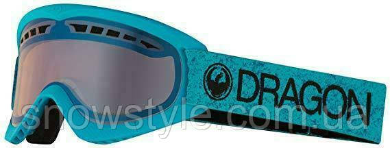Гірськолижна маска Dragon Alliance DXS Blue лінза Lumalens Flash Blue, фото 1