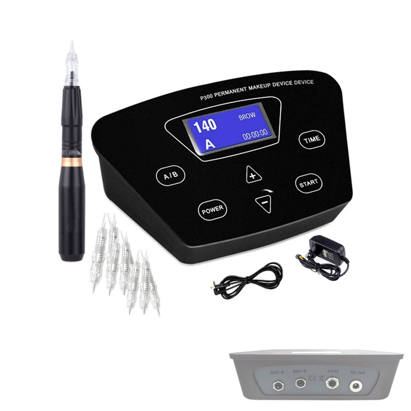 Апарат для перманентного макіяжу та татуажу Biomaser P300 і машинка HP-100, фото 1