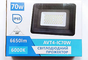 Світлодіодний прожектор AVT4-IC70W 6500K 6650Лм