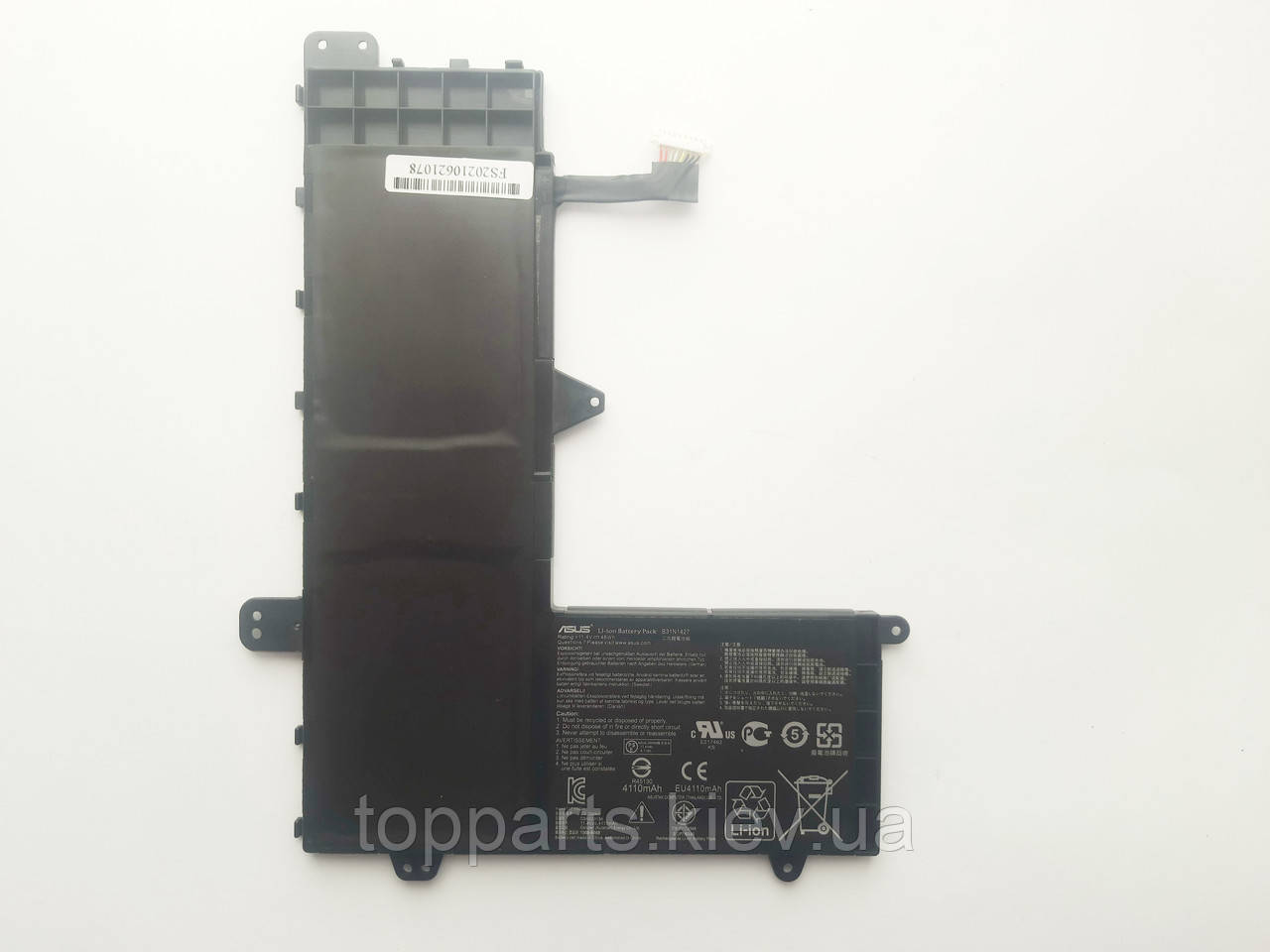 Батарея для ноутбука Asus EeeBook E502MA B31N1427, 4110mAh (48Wh), 3cell, 11.4V, Li-ion, чорна, ОРИГІНАЛЬНА