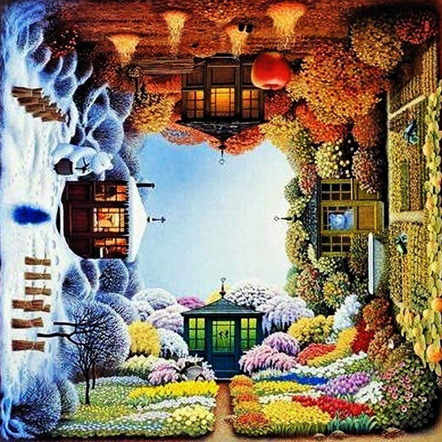 Набір алмазної мозаїки My Art Сезони року (MRT-TN099) 30 х 30 см (На підрамнику)