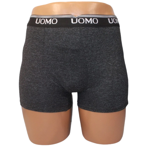 Труси боксери Uomo 3065 L темно-сірі