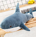 М'яка іграшка акула Shark doll 60 см | Іграшка-обнімашка, фото 5