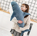 М'яка іграшка акула Shark doll 60 см | Іграшка-обнімашка, фото 3