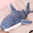 М'яка іграшка акула Shark doll 60 см | Іграшка-обнімашка, фото 6