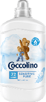 Кондиционер ополаскиватель для белья Coccolino Sensitive Pure, 1.8 л (72 стирки)