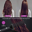 Гребінець-випрямляч для волосся Чорна Hair Straightener HTQ-909 | Електрична гребінець, фото 6