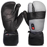 Варежки Savior Heat Unisex Battery Heated Ski Leather Mittens Black/Grey XL-XXL (Уценка)