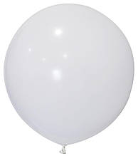 Латексна кулька пастель білий P01 24" Balonevi