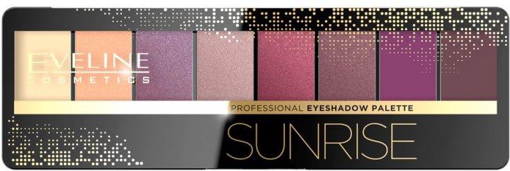 Палетка тіней для повік Eveline Eyeshadow Professional Palette, 9.6 р, №01 Sunrise