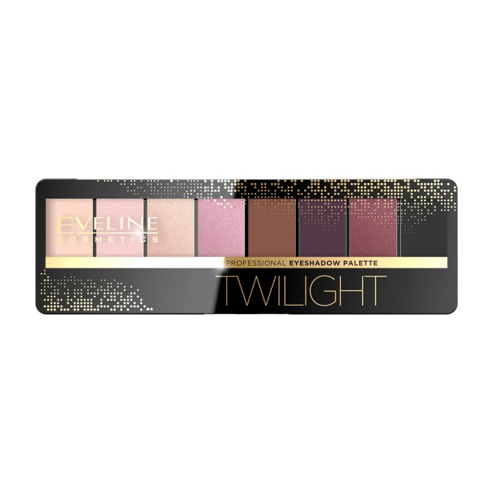 Палетка тіней для повік Eveline Eyeshadow Professional Palette, 9.6 р, №02 Twilight