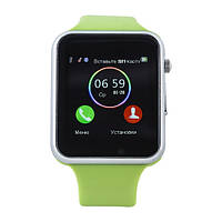 Умные часы телефон Smart Watch A1 Green