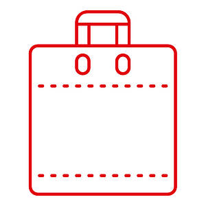 Пакети з логотипом з петлевою ручкою