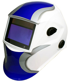 Зварювальна маска хамелеон Титан SUN7 (біло-блакитна)