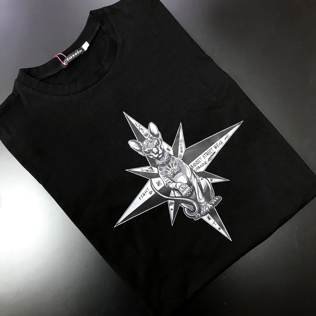 Крута чоловіча футболка з Розою вітрів і Сфінксом, фото 1