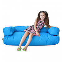 Бескаркасный детский диван Гарвард, ткань Оксфорд Синяя, 120х40х40 см (Тia-sport ТМ)