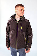 Мужская зимняя куртка оригинальная Volkl термокуртка горнолыжная теплая на зиму черная