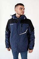 Чоловіча зимова куртка оригінальна Columbia термокуртка гірськолижна синя тепла
