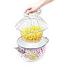 Складная решетка - дуршлаг миска универсальная 12 в 1 Magic Kitchen Chef Basket, фото 10