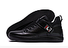 Чоловічі зимові шкіряні черевики Fila black, фото 4