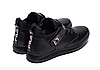 Чоловічі зимові шкіряні черевики Fila black, фото 6