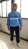 Мужской спортивный костюм адидас Зебра синий Винтаж 90-х Adidas Австрия Спортивные костюмы большие размеры
