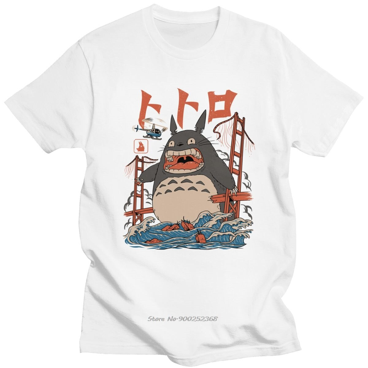 Футболка біла LOYS Аніме My Neighbor Totoro Attack XS