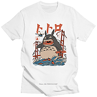 Футболка белая LOYS Аниме My Neighbor Totoro Attack