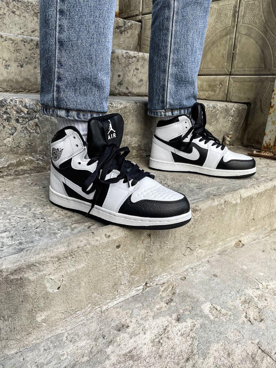 Купить Кроссовки мужские Nike Air Jordan Зимние Теплые кожаные кроссы ...