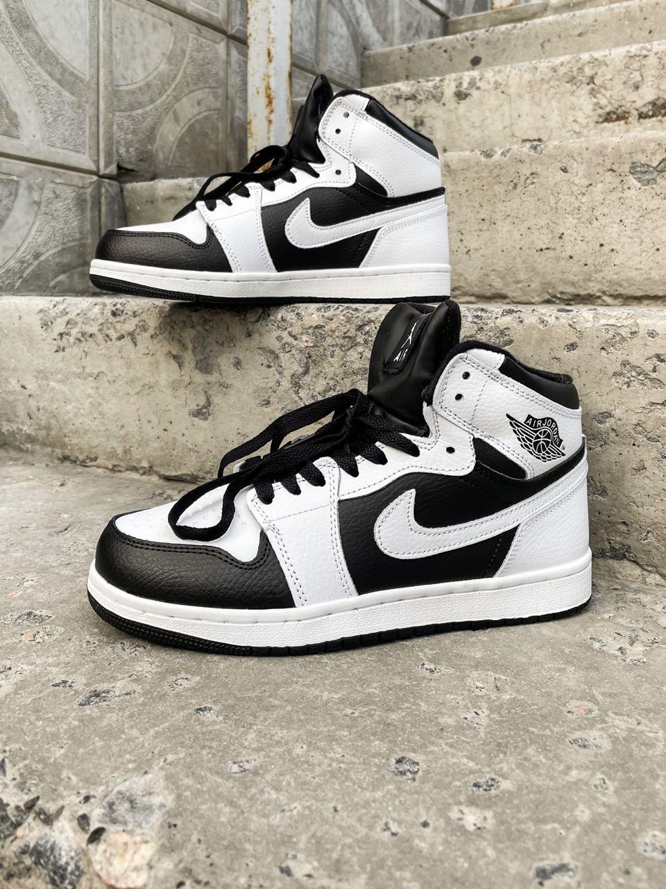 Купить Кроссовки мужские Nike Air Jordan Зимние Теплые кожаные кроссы ...